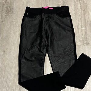 Tinsel Black faux Leather Leggings